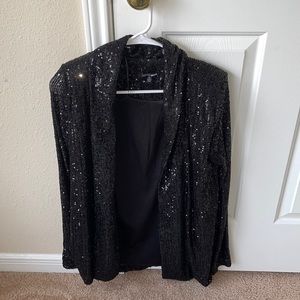 Fashion Nova Sequin Coat